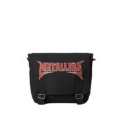 Borsa a tracolla, borsa a tracolla, borsa per laptop, gadget per fan dei Metallica Heavy Metal Band, MB125101MET, Nero/Rosso Borsa a tracolla, borsa a tracolla, borsa per laptop, gadget per fan dei Metallica Heavy Metal Band, MB125101MET, Nero/Rosso