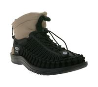 KEEN X HYKE Uneek - Zapatillas altas para mujer, botines con cordones elásticos, zapatos casuales, 1027976, negro/beige