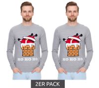 Maglione da uomo in maglia con motivo natalizio, maglione natalizio, maglione casual, 979440 grigio Maglione da uomo in maglia con motivo natalizio, maglione natalizio, maglione casual, 979440 grigio