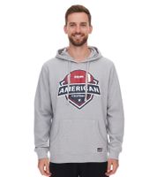 Sweat à capuche U.S. SPORT AMERICA pour homme, avec capuche et grand lettrage, en coton, pour l'été, décontracté, gris Sweat à capuche U.S. SPORT AMERICA pour homme, avec capuche et grand lettrage, en coton, pour l'été, décontracté, gris