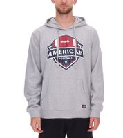 Sweat à capuche U.S. SPORT AMERICA pour homme, avec capuche et grand lettrage, en coton, pour l'été, décontracté, gris Sweat à capuche U.S. SPORT AMERICA pour homme, avec capuche et grand lettrage, en coton, pour l'été, décontracté, gris