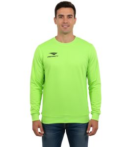 Felpa da allenamento da uomo PENALTY Era Roundneck con stampa del logo, pullover sportivo 354502-2100 Giallo Neon Felpa da allenamento da uomo PENALTY Era Roundneck con stampa del logo, pullover sportivo 354502-2100 Giallo Neon