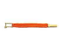 Braccialetto Paracord I-BRACE, corda di sopravvivenza intrecciata con corda da paracadute antistrappo 550 Cord IB1051 Arancione