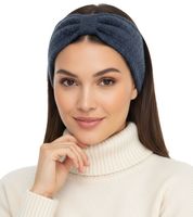 Diadema de punto ZWILLINGSHERZ, diadema de cachemira, accesorio para la cabeza, diadema de invierno, accesorio de fieltro, 8007 gris, azul vaquero, negro o beige Diadema de punto ZWILLINGSHERZ, diadema de cachemira, accesorio para la cabeza, diadema de invierno, accesorio de fieltro, 8007 gris, azul vaquero, negro o beige