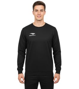 PENALTY Era Roundneck Herren Trainings-Sweater mit Logo-Print Sport-Pullover 354502-9000 Schwarz PENALTY Era Roundneck Herren Trainings-Sweater mit Logo-Print Sport-Pullover 354502-9000 Schwarz