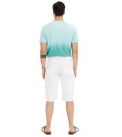 Paquete de 2 bermudas vaqueras modernas para hombre con costuras decorativas, de algodón, 928796, blancas Paquete de 2 bermudas vaqueras modernas para hombre con costuras decorativas, de algodón, 928796, blancas