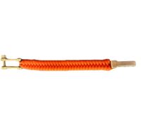 Bracciale Paracord I-BRACE: Bracciale di sopravvivenza intrecciato in corda da paracadute antistrappo 550 Cord IB-1043 Arancione