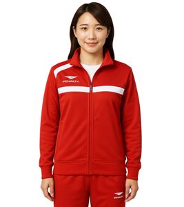 PENALTY Racer Wo Women's Training Jacket with Zip Front Pockets Sports Jacket Fitness Jacket 354620-4300 Red PENALTY Racer Wo Women's Training Jacket with Zip Front Pockets Sports Jacket Fitness Jacket 354620-4300 Red