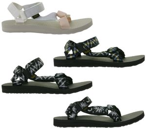 Sandales de trekking TEVA Original pour femme ou homme, chaussures décontractées, sandales d'extérieur, argentées/roses ou noires