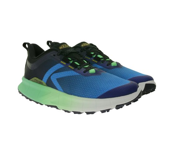 KEEN M 450 Dirt Herren Walking-Sneaker mit KEEN.CURVE-Technologie Wander-Schuhe 1029759 Blau/Grün/Schwarz KEEN M 450 Dirt Herren Walking-Sneaker mit KEEN.CURVE-Technologie Wander-Schuhe 1029759 Blau/Grün/Schwarz