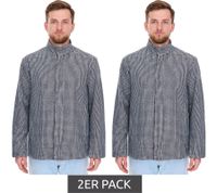 Chaqueta de primavera con estampado de pata de gallo para hombre (pack de 2) 957466 Negro/Blanco Chaqueta de primavera con estampado de pata de gallo para hombre (pack de 2) 957466 Negro/Blanco