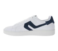 LEVI´S Swift Herren Freizeit-Sneaker aus Echtleder Turnschuhe im Leder-Overlay-Look Schnür-Schuhe 235658-846N Weiß/Navy