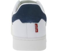 LEVI´S Swift Herren Freizeit-Sneaker aus Echtleder Turnschuhe im Leder-Overlay-Look Schnür-Schuhe 235658-846N Weiß/Navy