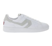 LEVI´S Swift Herren Freizeit-Sneaker aus Echtleder Turnschuhe im Leder-Overlay-Look Schnür-Schuhe 235658-846G Weiß/Grau