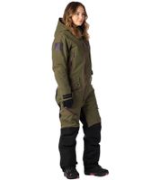SCOTT DS-I Dryo Monosuit Women's Winter/Snowmobile One-Piece Suit with DRYOsphere 2L Membrane for Snow Motoring and Winter Off-Road Use 292393 7658 Green/Black
