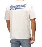 Camiseta RE:COVERED X NFL para hombre con estampado "Campeones del Mundo", de algodón, para los New England Patriots o los Indianapolis Colts, color crudo-blanco Camiseta RE:COVERED X NFL para hombre con estampado "Campeones del Mundo", de algodón, para los New England Patriots o los Indianapolis Colts, color crudo-blanco