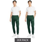 2-Pack Value Pack NIKE M NSW CLUB JGGR BB Men's Fleece Pants Cotton Jogging Pants with Pockets BV2671 323 Green 2-Pack Value Pack NIKE M NSW CLUB JGGR BB Men's Fleece Pants Cotton Jogging Pants with Pockets BV2671 323 Green