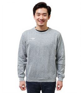 PENALTY Era Roundneck Co Men's Cotton Sweater with Logo Embroidery, Everyday Sweater, 354510-8000, Heather Gray PENALTY Era Roundneck Co Men's Cotton Sweater with Logo Embroidery, Everyday Sweater, 354510-8000, Heather Gray