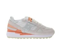 Zapatillas Saucony Shadow Original para mujer, estilo retro, con mediasuela de EVA, de piel auténtica, S1108, color coral/naranja o rosa/amarillo