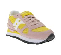 Zapatillas Saucony Shadow Original para mujer, estilo retro, con mediasuela de EVA, de piel auténtica, S1108, color coral/naranja o rosa/amarillo