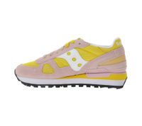 Zapatillas Saucony Shadow Original para mujer, estilo retro, con mediasuela de EVA, de piel auténtica, S1108, color coral/naranja o rosa/amarillo