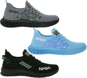 BEYOND THE RAINBOW Casual Sneakers with NASA Logo - Everyday Shoes, Trainers, Black, Blue, or Gray BEYOND THE RAINBOW Casual Sneakers with NASA Logo - Everyday Shoes, Trainers, Black, Blue, or Gray
