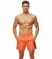 Bañador corto Puma para hombre con bolsillos, ideal para el verano. Traje de baño elegante. Color: Naranja. Modelo: 100004862 013 Bañador corto Puma para hombre con bolsillos, ideal para el verano. Traje de baño elegante. Color: Naranja. Modelo: 100004862 013