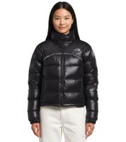 THE NORTH FACE 2000 Retro Nuptse Damen Daunen-Jacke mit 700er-Füllung aus recycelten Daunen Stepp-Jacke NF0A831FJK3 Schwarz