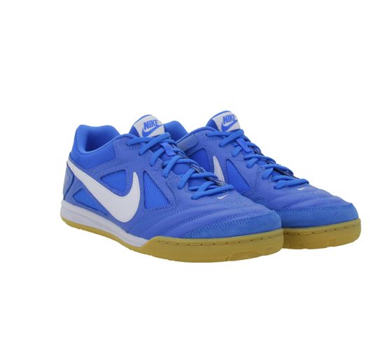 Zapatillas bajas Nike Gato para hombre y mujer, estilo retro, con detalles en piel auténtica, ideales para interiores (HQ6019 400 Azul)