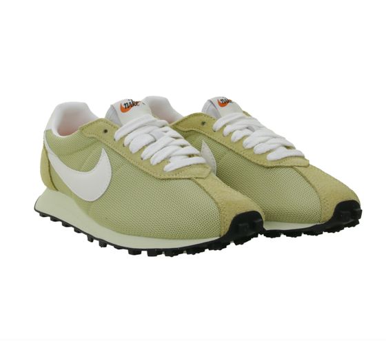 NIKE LD-1000 Women's Low-Top Sneakers Retro Running Shoes with Genuine Leather HV3860-783 Beige/White