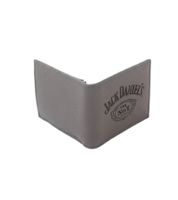 Pack de 3 Carteras de Piel Jack Daniel's con Logo, Gris/Negro