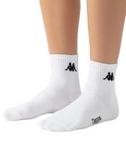 30 Paar Kappa Low Cut-Socken Baumwoll-Strümpfe mit Logo Alltags-Socken 304M5N0 923 Weiß
