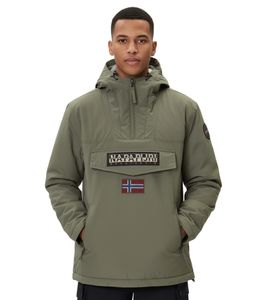 NAPAPIJRI Rainforest Pocket 2 Water-Repellent Anorak Jacket Winter Jacket NP0A4GMDG0A1 Khaki Green