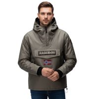 Chaqueta anorak impermeable NAPAPIJRI Rainforest Next para actividades al aire libre NP0A4IB9G0A1 Gris oscuro