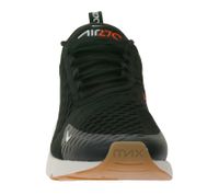NIKE Air Max 270 Men's Sneakers, Mesh Sneakers with Air Cushioning, Retro Sneakers AH8050-030 Black/White/Orange