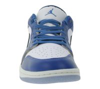 NIKE Air Jordan 1 Low Men's Sneakers with Cushioned Midsole, Genuine Leather Shoes FN5214-141 Blue/White