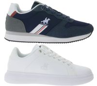 U.S. Grand Polo Women's Lace-Up Sneakers, Men's Casual Shoes GPM51 Navy Blue or White