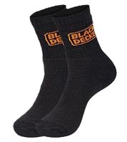 15 Paar BLACK+DECKER Herren Arbeits-Socken mit Cushion Terry Baumwoll-Socken Work-Socken OEKO-TEX Standard 100 BX/OBII/1/TEKE Anthrazit/Schwarz