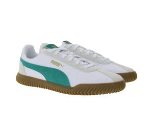 PUMA Club Kayzer Suede Men's Suede Shoes, Retro Football Sneakers with Softfoam, 402606 04, White/Green