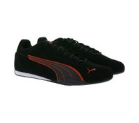 Baskets PUMA Catch Suede pour homme, design sport automobile, semelle Softfoam+ 402681 01 Noir/Rouge