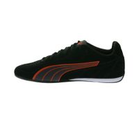 Baskets PUMA Catch Suede pour homme, design sport automobile, semelle Softfoam+ 402681 01 Noir/Rouge