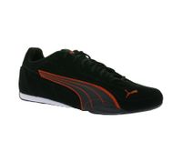 Baskets PUMA Catch Suede pour homme, design sport automobile, semelle Softfoam+ 402681 01 Noir/Rouge