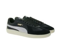 PUMA Army Trainer Men's Genuine Leather Shoes Women's Vintage Sneakers Indoor Shoes 386607 02 Black