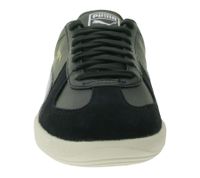 PUMA Army Trainer Men's Genuine Leather Shoes Women's Vintage Sneakers Indoor Shoes 386607 02 Black