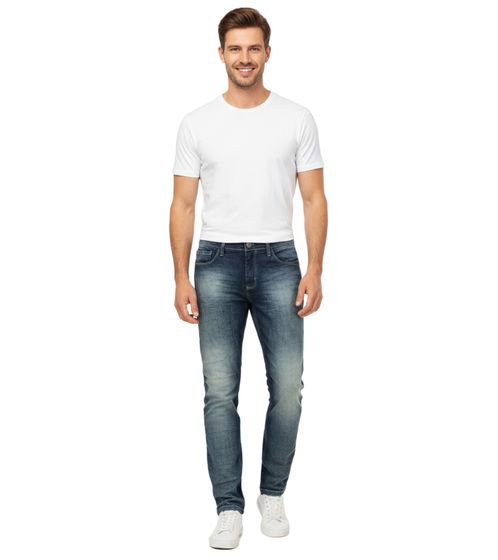 Jean SUBLEVEL pour homme, coupe droite moderne, 5 poches, 100 % coton, bleu (H85006T61957D242)