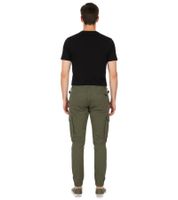 Pantalon cargo homme SUBLEVEL avec poches élastiques et stoppeurs, 100% coton, vert H64060BB62194A