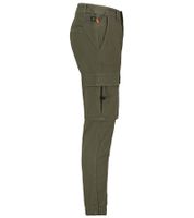 Pantalon cargo homme SUBLEVEL avec poches élastiques et stoppeurs, 100% coton, vert H64060BB62194A