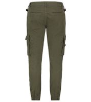 Pantalon cargo homme SUBLEVEL avec poches élastiques et stoppeurs, 100% coton, vert H64060BB62194A