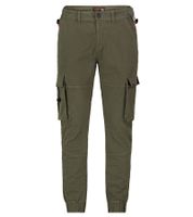Pantalon cargo homme SUBLEVEL avec poches élastiques et stoppeurs, 100% coton, vert H64060BB62194A
