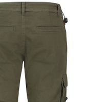 Pantalon cargo homme SUBLEVEL avec poches élastiques et stoppeurs, 100% coton, vert H64060BB62194A